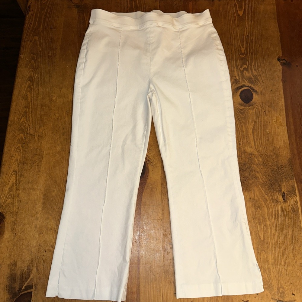 Michael Kors Women's Size 12 Straight Leg Cropped Dress Pants - Picture 1 of 3